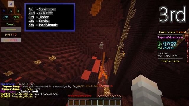 Tapple Adventure Parkour Race FINALE (My POV, 3rd Place) смотреть онлайн