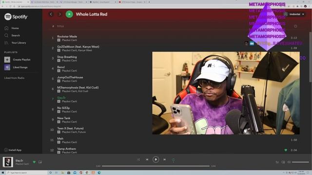 ImDontai Reacts To A Few Songs Off Carti's WLR смотреть онлайн