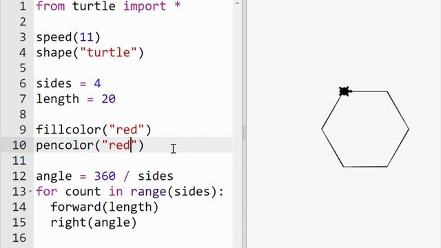 Python Skilpadder - Steg 5 смотреть онлайн