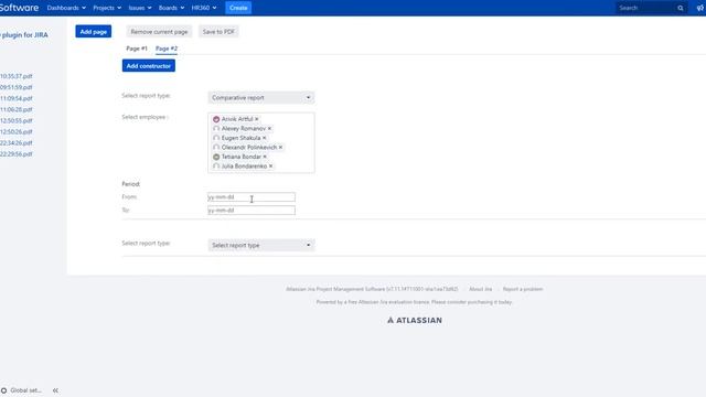 #6 Create reports in PDF and XLSX format | HR.360 plugin for Jira® смотреть онлайн
