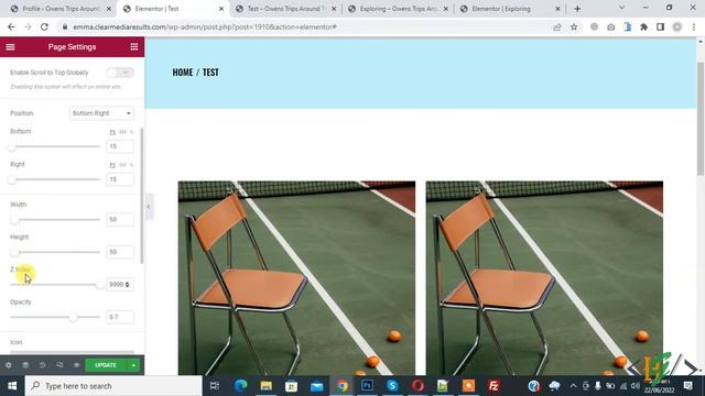 How To Add A Scroll Back To Top Button In Elementor WordPress смотреть онлайн