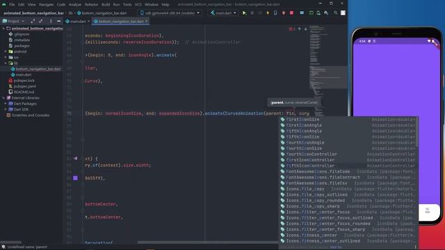 Custom Bottom Navigation Bar with Beautiful Animation in Flutter | Speed Code | Let's Learn Flutter смотреть онлайн