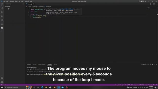 Controlling User Input with PyDirectInput | Python Tutorial смотреть онлайн