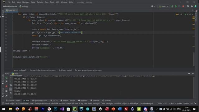 [Part 3] DISCORD BOT - РЕАЛИЗАЦИЯ БАНА НА ВРЕМЯ И АВТОМАТИЧЕСКОЕ СНЯТИЕ БАНА|СМОТРЕТЬ! смотреть онлайн