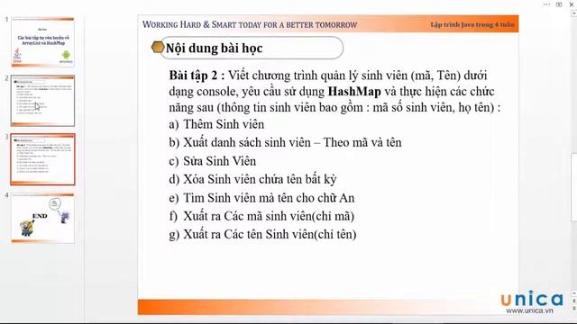 [Java 4 tuần] Bài 60 - Bài tập ArrayList và HashMap смотреть онлайн