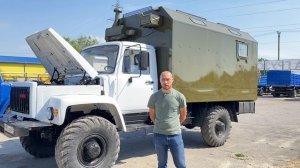 Обзор на автомобиль ГАЗ 3308 "Садко" Кунг вездеход !!!