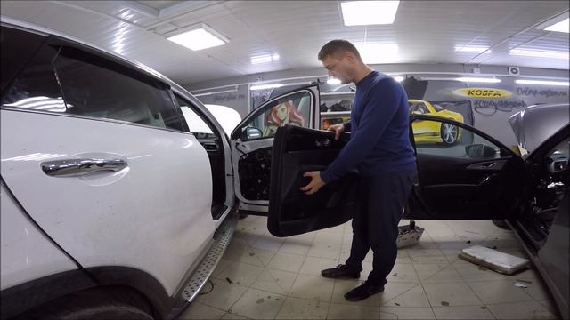 Kia Sorento Prime 2019. Установка процессорной аудиосистемы. смотреть онлайн