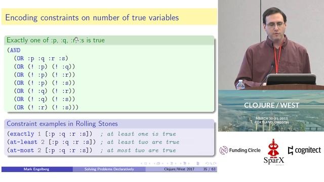 Solving Problems Declaratively - Mark Engelberg смотреть онлайн