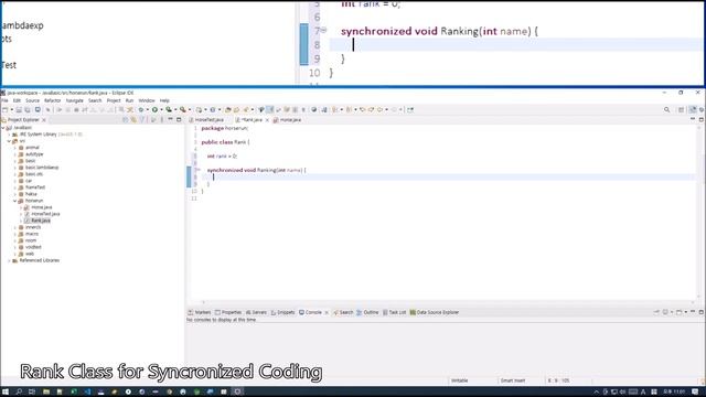 Java Horse Game with Synchronized Thread смотреть онлайн
