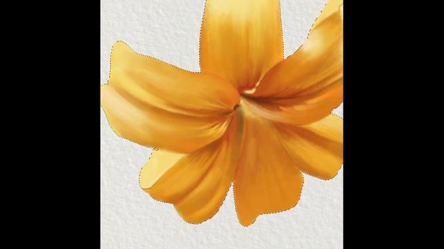 Рисунок лилии в фотошопе. Speedpaint. смотреть онлайн