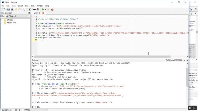 Webscrape dynamic contents with selenium смотреть онлайн