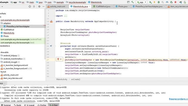 RecyclerView OnClickListener in Android(Part II) смотреть онлайн