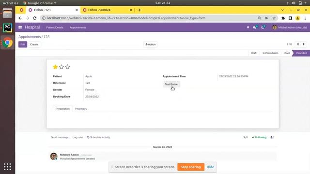 32. How To Add Buttons In Odoo || Odoo Button Types || Odoo 15 Development Tutorials смотреть онлайн