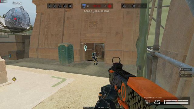 Warface, Рейтинговый Матч, 10 лига, карта Пирамида, Инженер Magpul FMG-9 (Гексагон). смотреть онлайн
