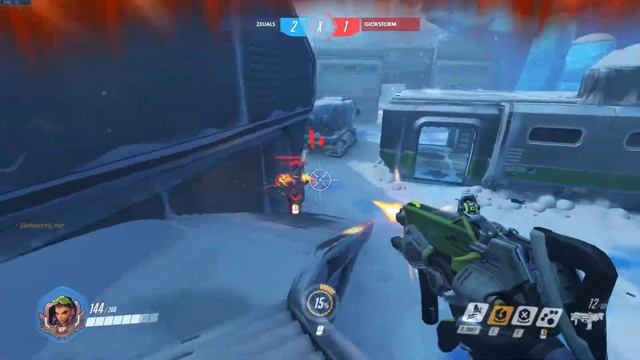 Приятная дуэль, с хорошим противником в Overwatch смотреть онлайн
