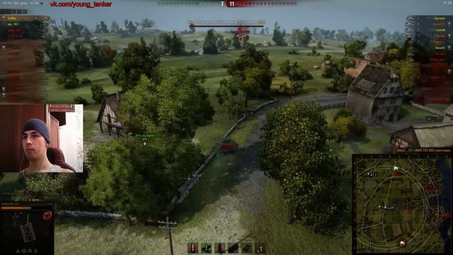 World of Tanks реплей от подписчика - минимум дамага, максимум фрага! смотреть онлайн