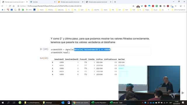 Introducción a Python y Pandas para usuarios de Excel, por Fernando González Prada смотреть онлайн