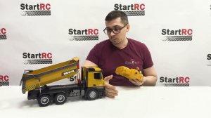 Радиоуправляемый самосвал HUI NA TOYS HN1573 в масштабе 1/14. Распаковка и обзор