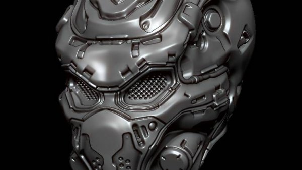 zbrush немного hard surface