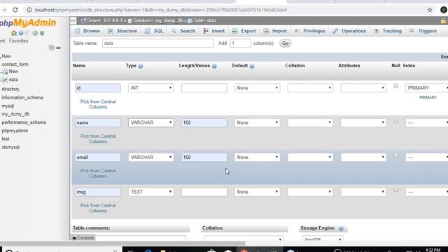 Contact us form and Store form data in database Using PHP , MySql , HTML & CSS смотреть онлайн
