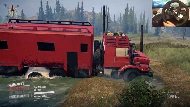 Mudrunner - Mercedes Benz Zetros Truck on the Rocky Hills смотреть онлайн