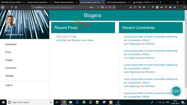 13-Logout functionality for CMS in PHP | PHP Projects in Hindi 2018 смотреть онлайн