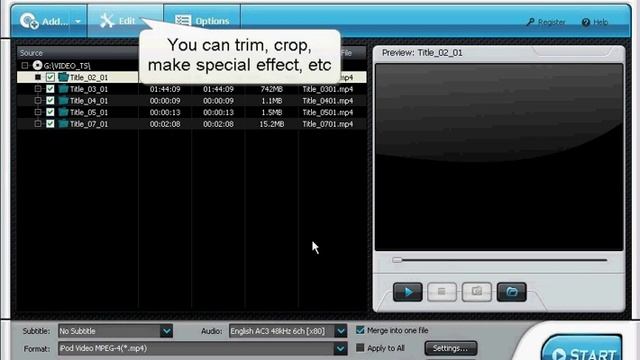 DVD ripping software, rip DVD to AVI смотреть онлайн