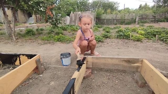 Обработка тумб для клубники с отработанным машинным маслом с добавкой анти жука? смотреть онлайн