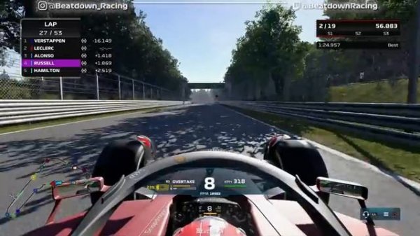 F1 22 - 100% Race Monza, Italy in Leclerc's Ferrari