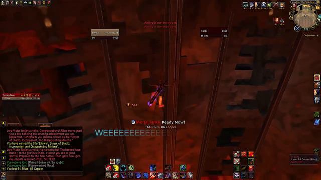 Blizzard pls. World of Warcraft WOD blackwing descent glitch. Funny wow moment смотреть онлайн