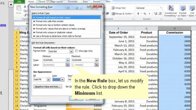 Conditional Formatting with Data Bars in Microsoft Excel 2010 смотреть онлайн