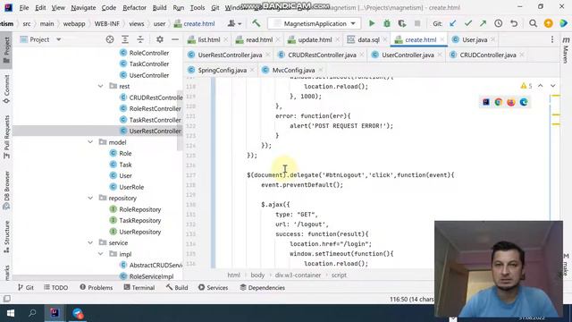 Приложение на SpringBoot с нуля. Lesson-30. Create User test смотреть онлайн