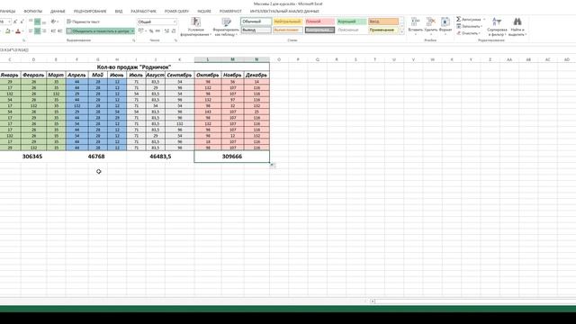 Массивы в Excel пример практического применения №2 смотреть онлайн