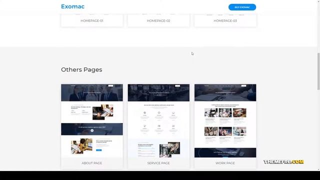 Exomac Business React JS Template consulting react template Moe смотреть онлайн