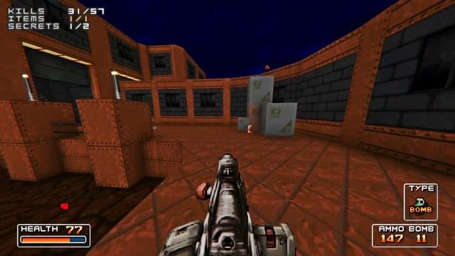 Doom 2 | Moonlit District | Map 01 | Iron Snail | 100% Secrets смотреть онлайн