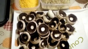 Грибы Фаршированные. Фаршированные шампиньоны с фаршем в духовке.