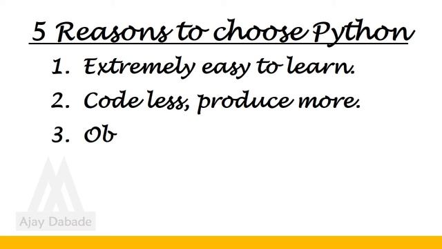 5 reasons to learn python and why student and teachers around the country should start with python. смотреть онлайн
