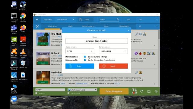 How to create your own modpack in Tlauncher смотреть онлайн