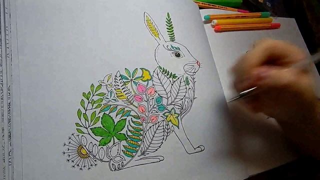 Раскраска - антистресс / раскрашивание / зачарованный лес / Mary Pet смотреть онлайн