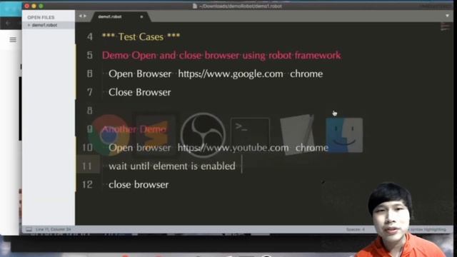 How to automate website | robotframework seleniumlibrary смотреть онлайн