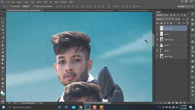 PS || photoshop tutorial | ps cc 2020 best editing | how to change background | step by step | смотреть онлайн