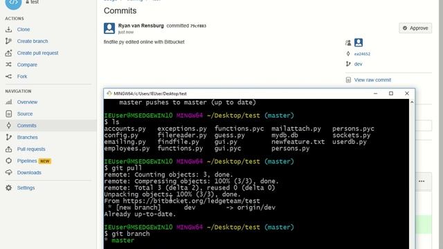 18 checking out a remote branch | Git Course смотреть онлайн