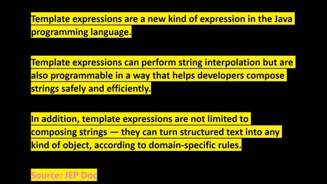Java 21 JEP 430 String Templates смотреть онлайн