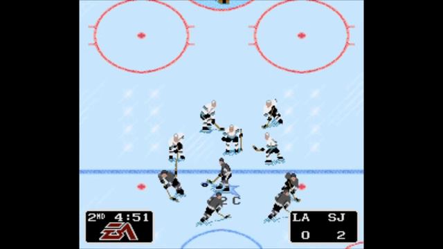 Los Angeles Kings vs San Jose Sharks | NHL 94 | Super Nintendo (SNES) | Gameplay HD смотреть онлайн