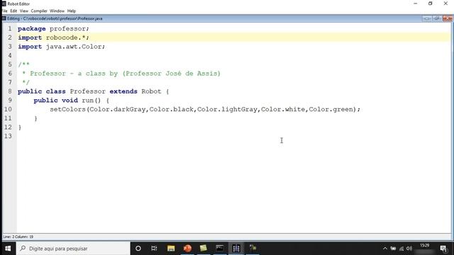 ☕️ Curso de Java para iniciantes - ROBOCODE Customizando o robô - Movimentos, radar - aula9 Parte3/ смотреть онлайн