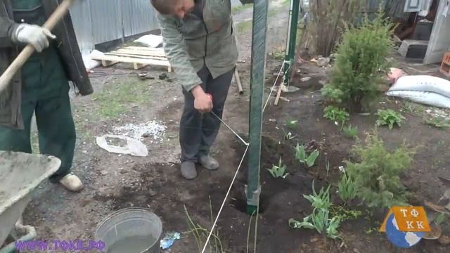 Монтаж 3Д забора из сварной сетки. г. Тюмень, май 2017г. смотреть онлайн