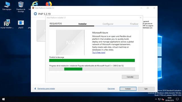 Instalar IIS, MySQL, PHP y Wordpress en Windows Server 2019 смотреть онлайн