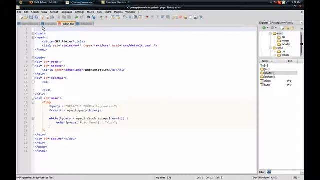 Building a CMS with PHP and MYSQL Part 3 YouTube смотреть онлайн