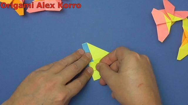 Origami Бабочка Закладка для Книги своими руками. Origami Alex Korro смотреть онлайн