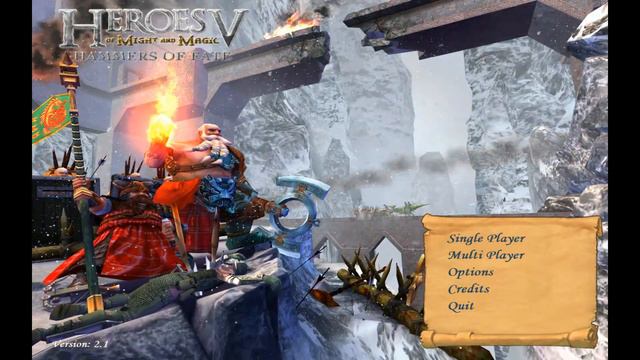 Heroes Of Might And Magic V Hammer Of Fate Main Menu 60fps
